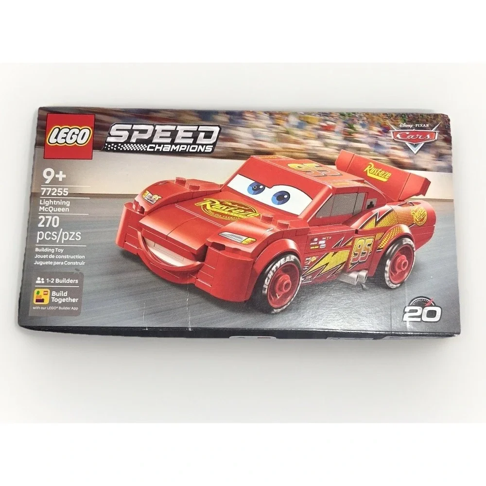 LEGO Speed Champions Disney Pixar Cars Lightning McQueen 77255 Building Set 270p